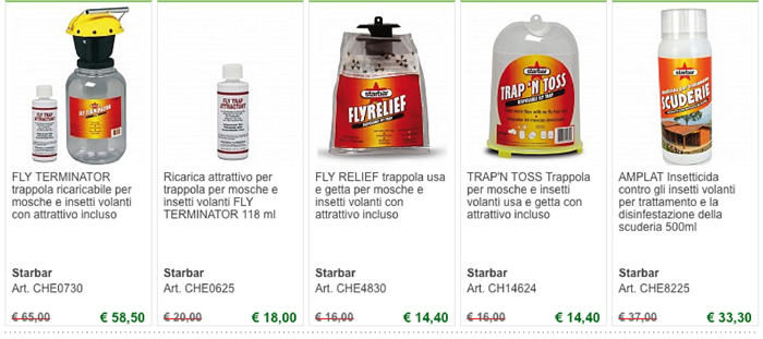 Trappole e repellenti contro gli insetti