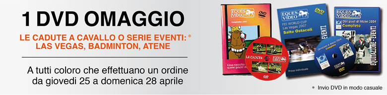 1 DVD OMAGGIO a tutti quelli che effettuano un ordine da giovedi 25 a domenica 28 Aprile