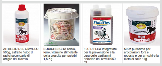 INTEGRATORI PER CAVALLI