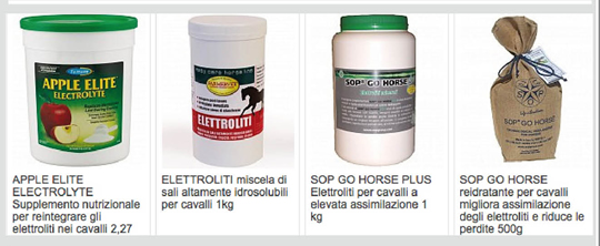 INTEGRATORI PER CAVALLI