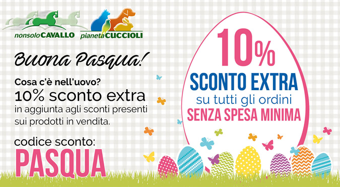 10% SCONTO EXTRA su tutti gli ordini SENZA SPESA MINIMA