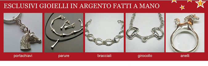 ESCLUSIVI OGGETTI IN ARGENTO FATTI A MANO