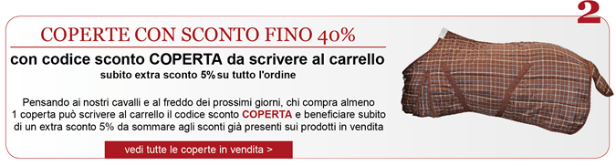 Coperte con sconto fino 40%