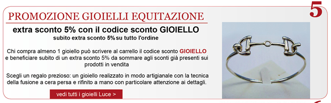 Promozione gioielli equitazione