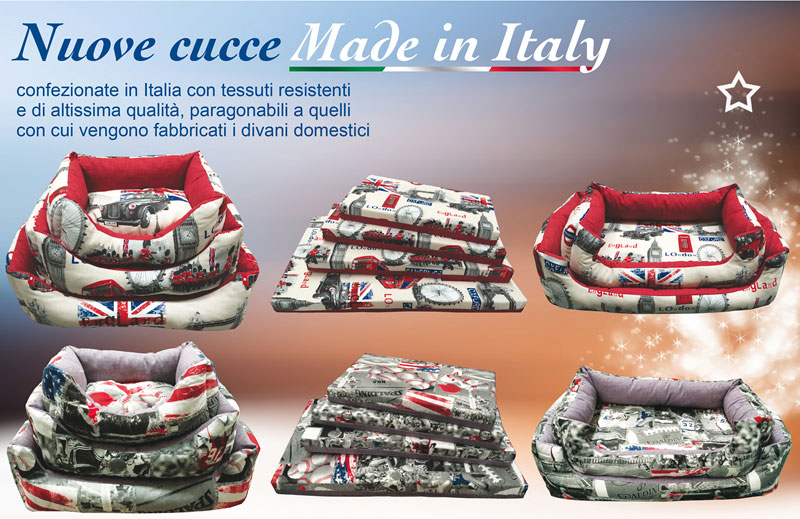 Nuove cucce Made in Italy