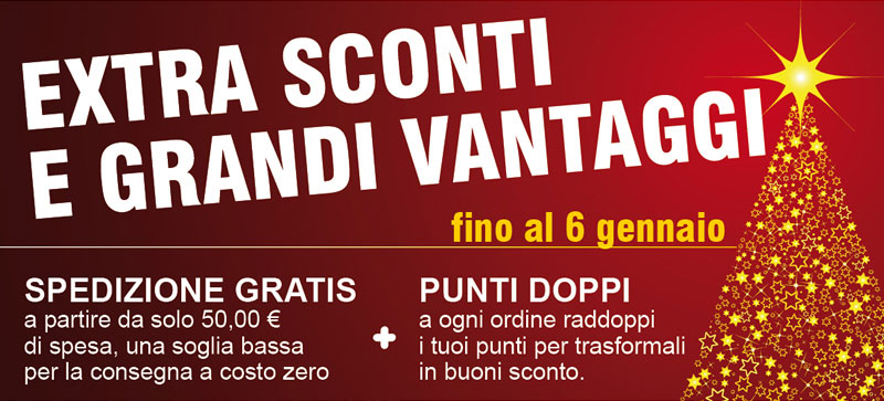 EXTRA SCONTI E GRANDI VANTAGGI