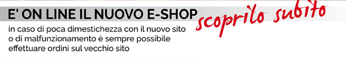 È online il nuovo e-shop: scoprilo subito