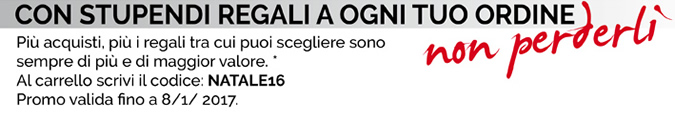 Con stupendi regali a ogni tuo ordine: non perderli