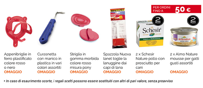 Stupendi regali a ogni tuo ordine