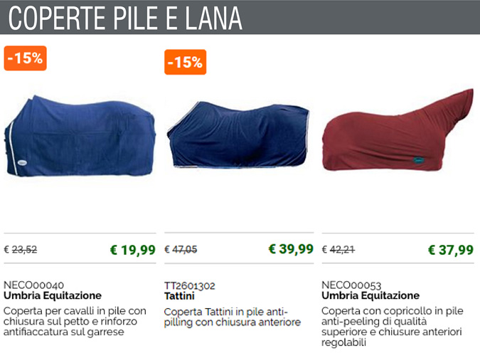 Coperte pile e lana