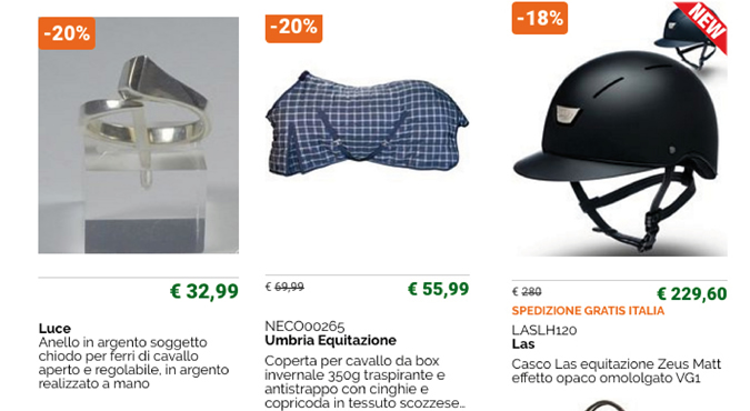 Tanti prodotti per i tuoi regali