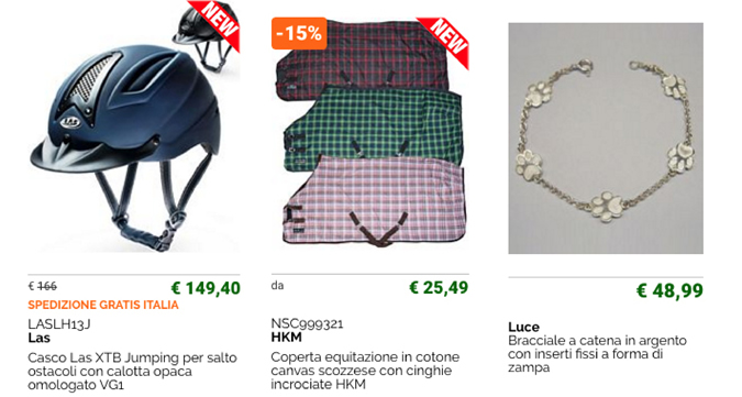 Tanti prodotti per i tuoi regali