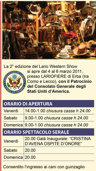Lario Western Show - 4/6 marzo 2011 - Lariofiere, Erba (CO), V.Le Resegone 40