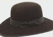 Cappello western Beaver Brand in feltro rigido e lacciolino in nylon