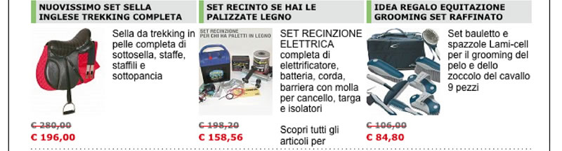 Continuano promozioni sui set