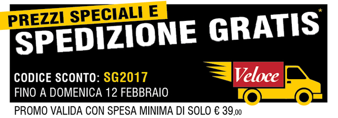 PREZZI SPECIALI E SPEDIZIONE GRATIS