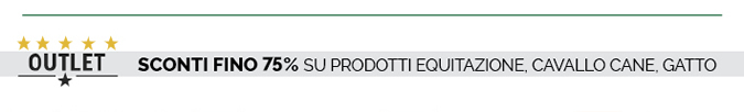 SCONTI FINO 75% SU PRODOTTI EQUITAZIONE, CAVALLO, CANE, GATTO
