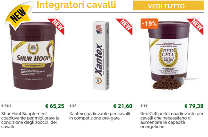 Integratori per cavalli