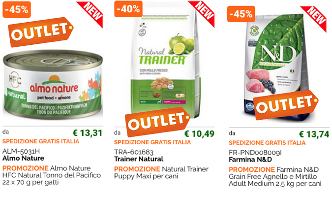 Offerte impedibili Outlet