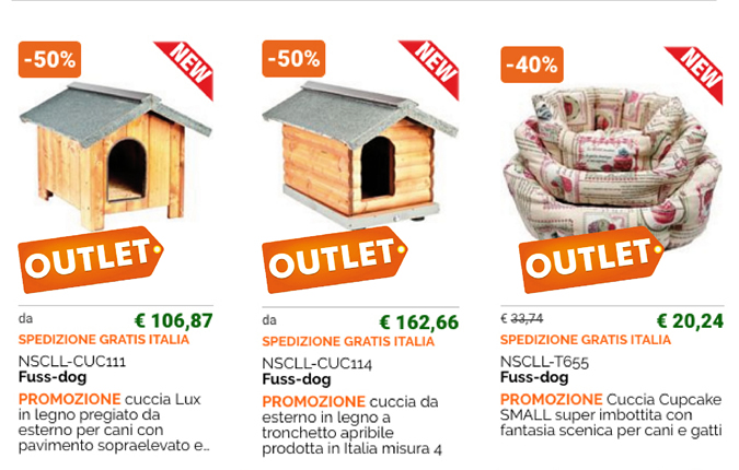 Offerte impedibili Outlet