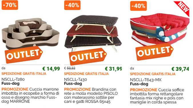 Offerte impedibili Outlet