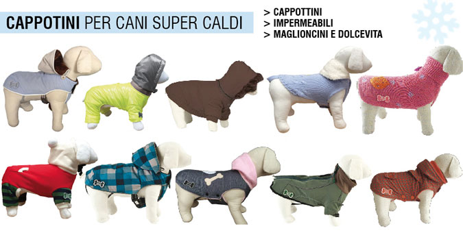 Cappottini per cani super caldi