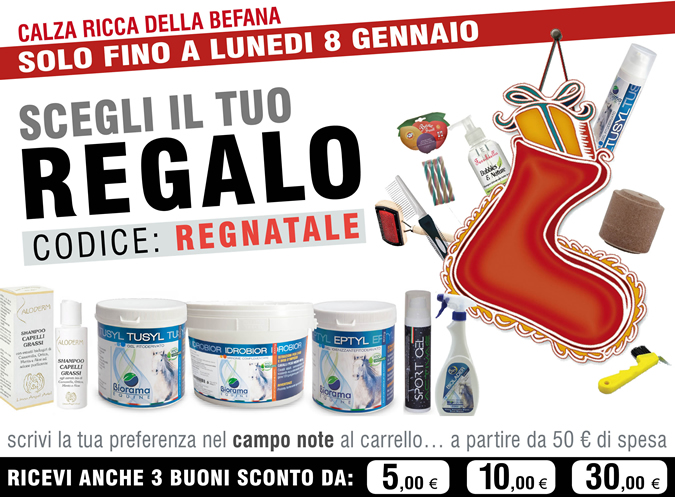 Calza ricca della Befana, solo fino a Lunedì 8 Gennaio