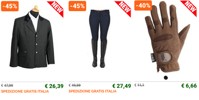 Entra subito nell'Outlet