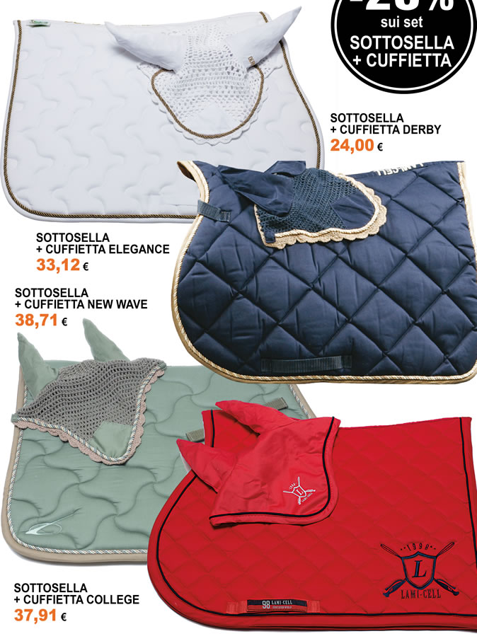 SCOPRI I NUOVI COMPLETI SOTTOSELLA E CUFFIA a un prezzo speciale