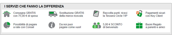 I SERVIZI CHE FANNO LA DIFFERENZA