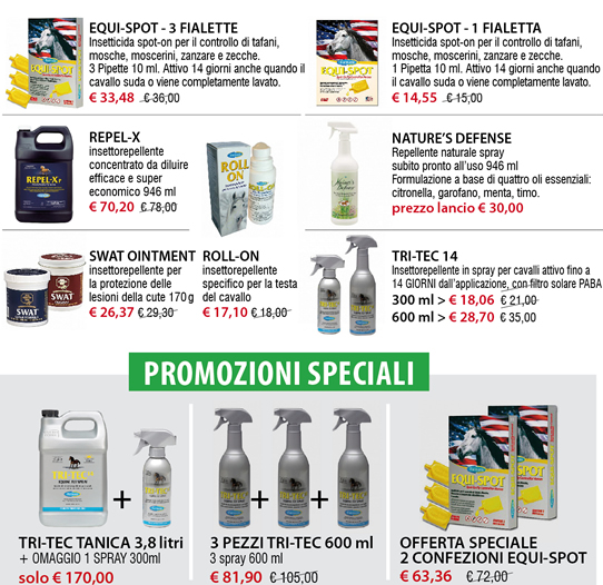 PRODOTTI E PROMOZIONI SPECIALI