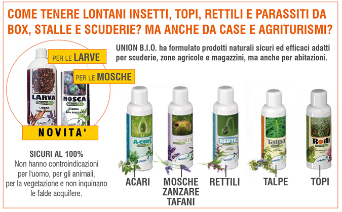 COME TENERE LONTANI INSETTI, TOPI, RETTILI E PARASSITI DA BOX, STALLE E SCUDERIE? MA ANCHE DA CASE E AGRITURISMI?