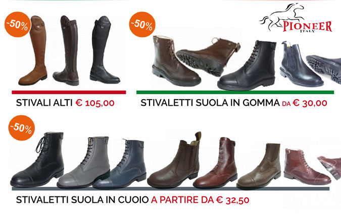 Stivali e stivaletti artigianali Pioneer prodotti in Italia