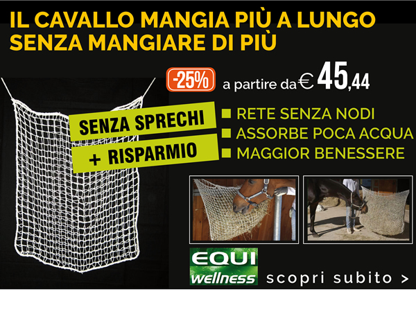 Il cavallo mangia più a lungo senza mangiare di più