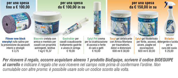 Acquista almeno 1 prodotto Bioequipe per averne uno subito in OMAGGIO