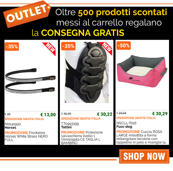 Oltre 500 prodotti scontati messi al carrello regalano la CONSEGNA GRATIS