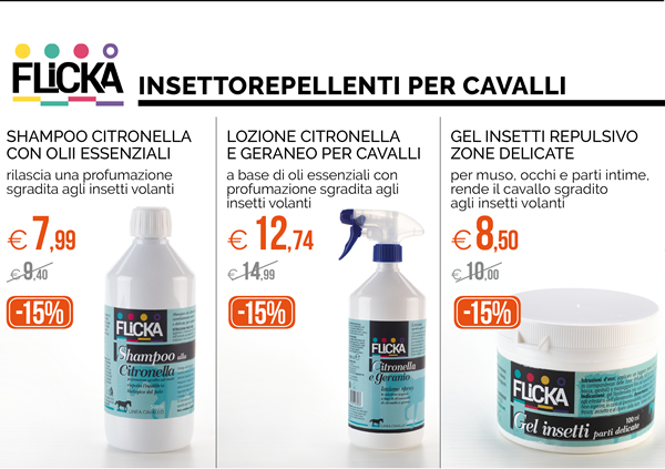 Flicka - Insettorepellenti per cavalli