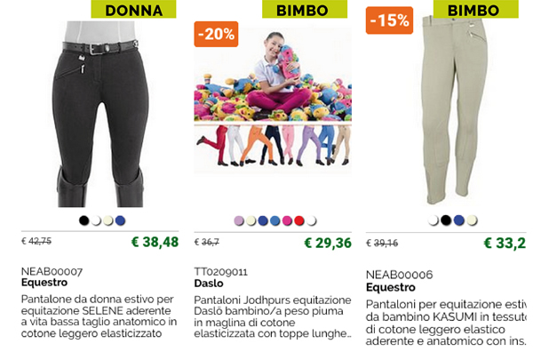 Pantaloni estivi in tessuto leggero