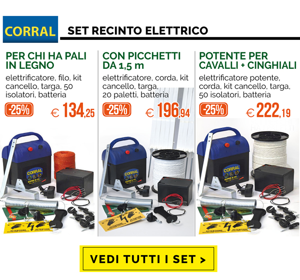 Set recinto elettrico - Corral