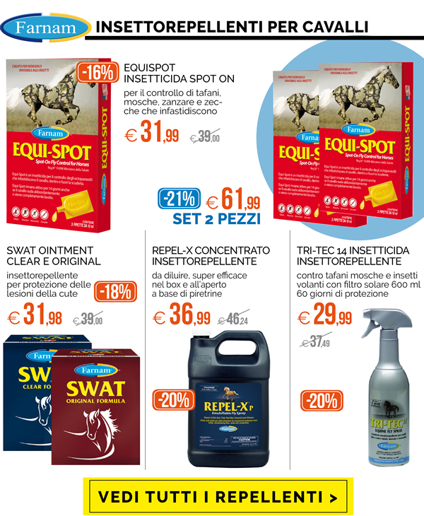 Insettorepellenti per cavalli