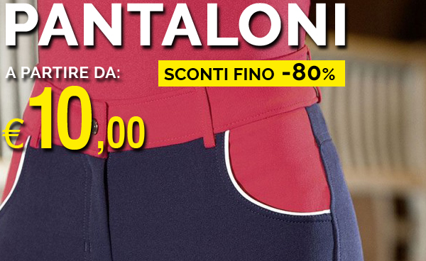 PANTALONI  apartire da €10