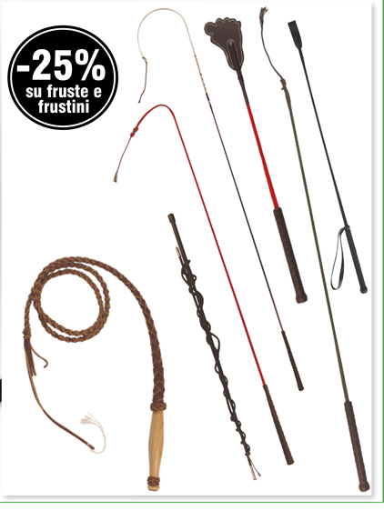 FRUSTE E FRUSTINI: scopri subito i nostri NUOVI MODELLI tutti con uno SCONTO SPECIALE -25%
