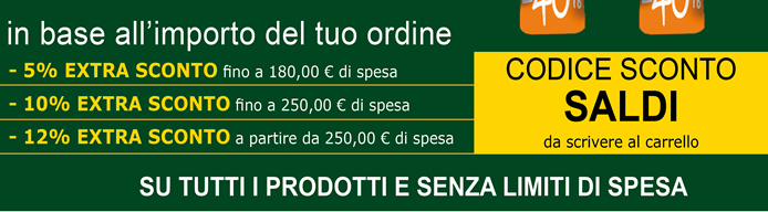 CODICE SCONTO SALDI