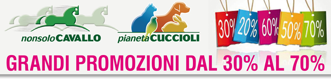 GRANDI PROMOZIONI DAL 30% AL 70%