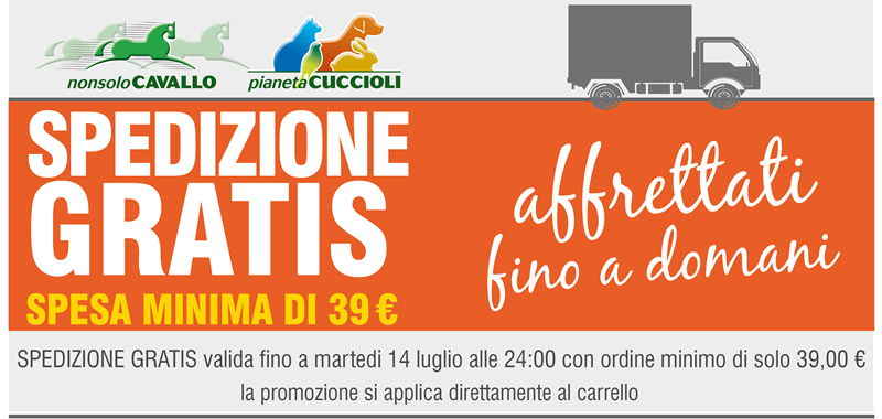 SPEDIZIONE GRATIS - Spesa minima di solo € 39