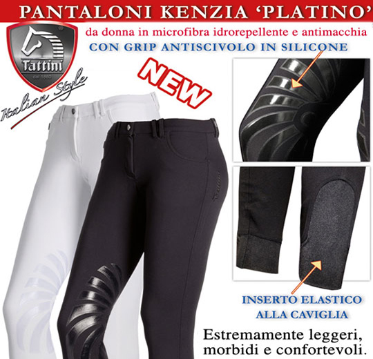 Pantaloni Kenzia 'Platino'