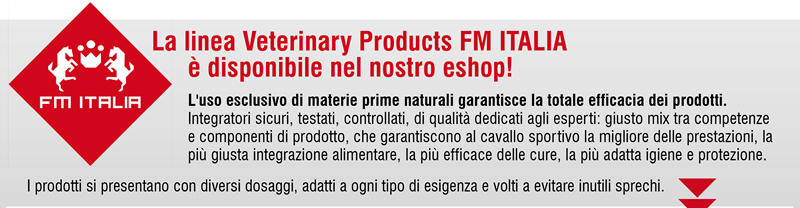 La linea Veterinary Products FM ITALIA è disponibile nel nostro eshop!