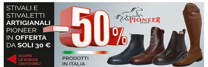 Stivali e stivaletti artigianali Pioneer in offerta da soli € 30