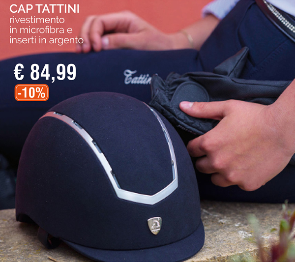 Cap Tattini, rivestimento in microfibra e inserti in argento