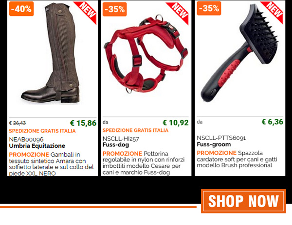 Oltre 500 prodotti scontati messi al carrello regalano la CONSEGNA GRATIS